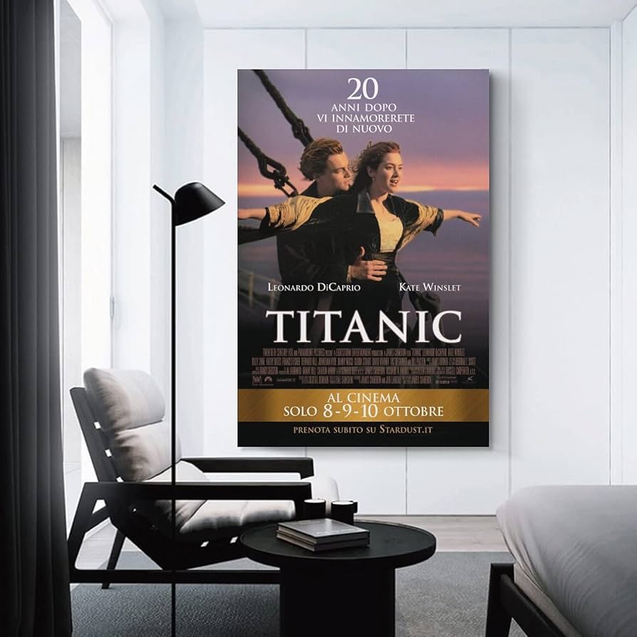 タイタニック　パネル　ポスター Amazon.co.jp: 映画『タイタニック』ポスター オフィス ベッド